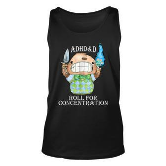 Adhd&D Roll For Concentration Apparel Tank Top - Seseable