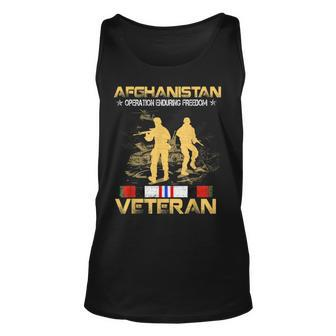 Afghanistan Veteran Proud Army Us Military Unisex Tank Top | Mazezy