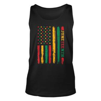 African American History Junenth Flag 1865 Unisex Tank Top - Seseable