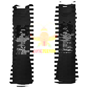 African Little Melanin Queen Junenth Girls Kids Toddler Unisex Tank Top | Mazezy