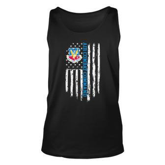 Air Force Air Combat Command Acc American Flag Unisex Tank Top | Mazezy