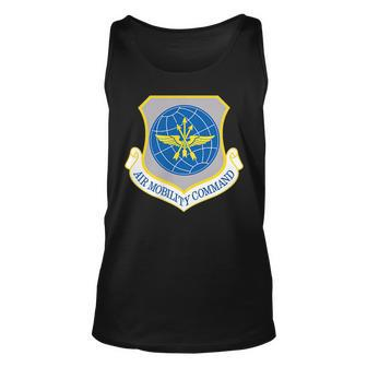 Air Force Air Mobility Command Amc Military Veteran Patch Unisex Tank Top | Mazezy