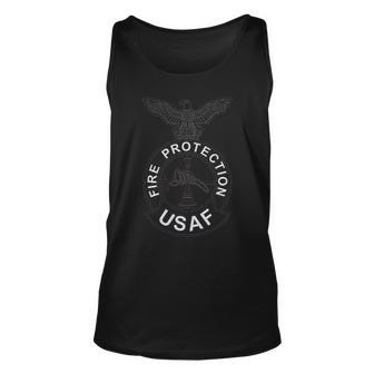 Air Force Fire Protection 3E7x1 Afsc Military Rescue Unisex Tank Top | Mazezy