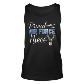 Air Force Niece Proud Air Force Niece Gift Unisex Tank Top | Mazezy