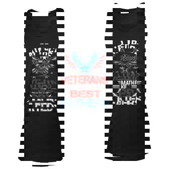 Air Force Veterans Make The Best Fathers Gift Usaf Unisex Tank Top | Mazezy