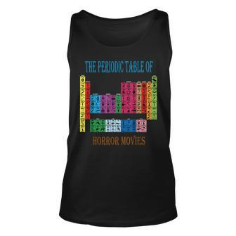 Aki Dreams House Periodic Table Of Horror Movies Movies Tank Top | Mazezy