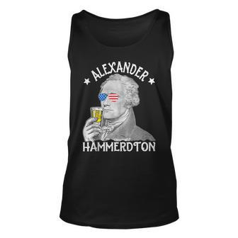 Alexander Hammerdton Funny 4Th Of July Drinking Hamilton Unisex Tank Top | Mazezy