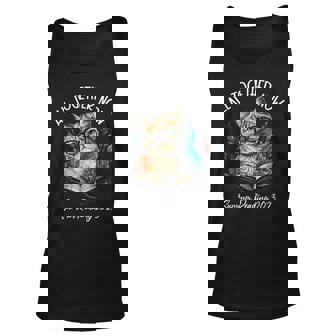 All Together Now Summer Reading 2023 Book Lover Cat Reading Unisex Tank Top | Mazezy