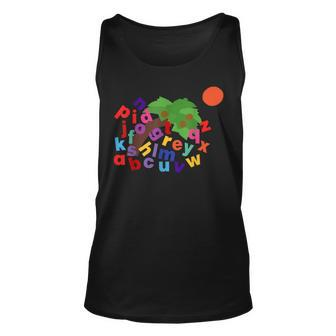Alphabet Letters Boom Boom Tree Tank Top - Monsterry CA