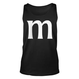 Alphabet M Family Letter M Halloween Costumes Tank Top - Monsterry CA