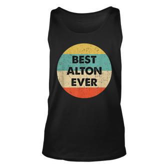 Alton Name Unisex Tank Top - Thegiftio UK
