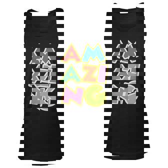 Am Azi Ng Unisex Tank Top | Mazezy