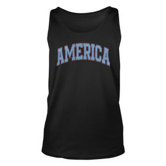America 4Th Of July Usa Patriotic Fourth Of July Women Men Unisex Tank Top - Monsterry AU