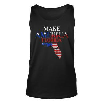 Make America Florida Patriotic Freedom Usa Patriotic Tank Top | Mazezy