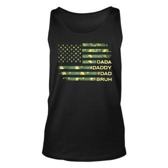 American Flag Usa Dada Daddy Bruh Fathers Day Unisex Tank Top