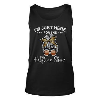 American Football I'm Just Here For The Halftime Show Tank Top - Seseable