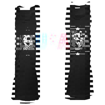 American Patriotic Themed Usa Flag For Summer And Bbqs Patriotic Tank Top | Mazezy