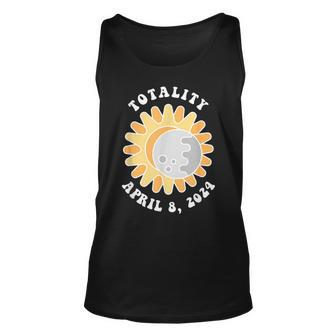 American Solar Eclipse The Path Of Totality April 8 2024 Unisex Tank Top | Mazezy