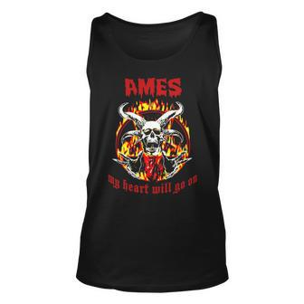 Ames Name Gift Ames Name Halloween Gift V2 Unisex Tank Top - Seseable
