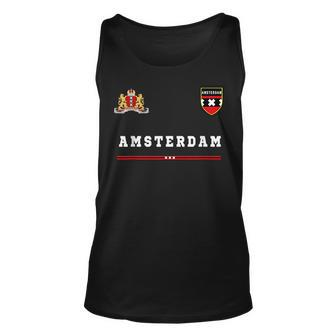 Amsterdam SportSoccer Jersey Flag Football Unisex Tank Top | Mazezy