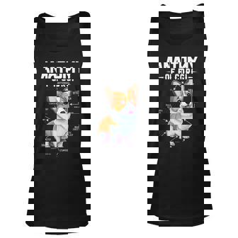 Anatomy Of A Corgi Cute Corgis Costume Corgi Lovers Corgis Unisex Tank Top | Mazezy