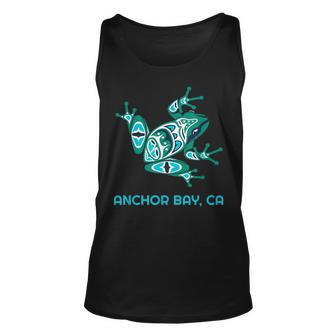 Anchor Bay Ca Frog Pacific Nw Native American Indian Unisex Tank Top | Mazezy