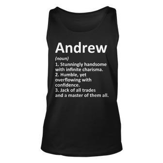 Andrew Definition Personalized Name Birthday Idea Tank Top | Mazezy