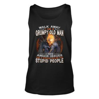 Anger Issues And Serious Dislike For Stupid People Tank Top | Mazezy