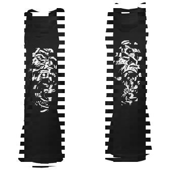 Angry Gorilla Silverback White Fierce Great Ape Gift Unisex Tank Top - Thegiftio