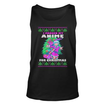 Anime Ugly Christmas Sweater Anime Ugly Sweater Party N Tank Top - Monsterry DE