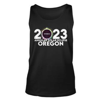 Annular Solar Eclipse Oregon 2023 Tank Top | Mazezy
