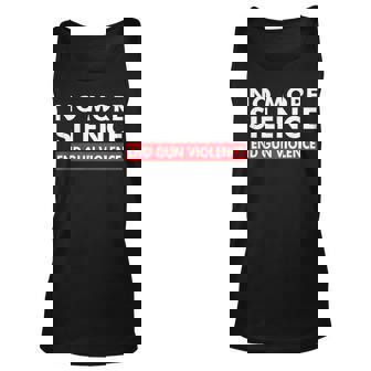 Anti Gun - No More Silence End Gun Violence Unisex Tank Top - Thegiftio