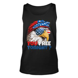 Are You Free Tonight 4Th Of July Independence Day Eagle Unisex Tank Top - Monsterry