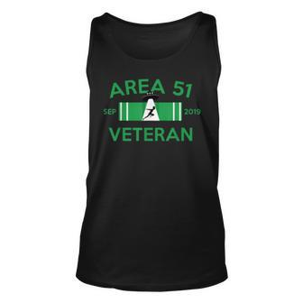 Area 51 Veteran Vintage Storm Area 51 Unisex Tank Top | Mazezy