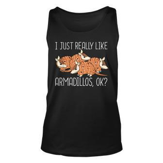 Armadillo Lover Kids Wildlife Animal Armadillo Unisex Tank Top | Mazezy AU