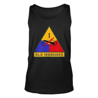 Army 1St Armored Division Shoulder Patch Unisex Tank Top | Mazezy