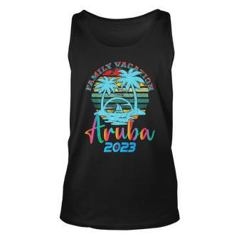 Aruba Family Vacation 2023 Beach Vacation Cruise Souvenir Unisex Tank Top | Mazezy