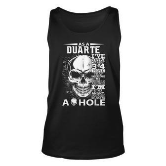 As A Duarte Ive Only Met About 3 4 People L3 Unisex Tank Top | Mazezy