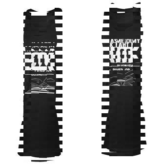 Ask Me About My Book Writeror Publisher Unisex Tank Top | Mazezy