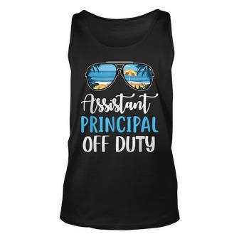 Assistant Principal Off Duty Beach Summer Last Day Of School Tank Top | Mazezy