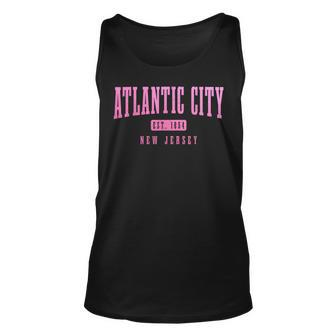 Atlantic City New Jersey Est 1854 Pride Vintage Unisex Tank Top | Mazezy