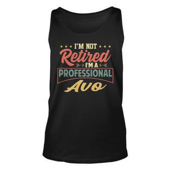 Avo Grandpa Gift Im A Professional Avo Unisex Tank Top - Seseable