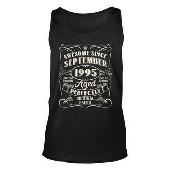 Awesome Since September 1995 28 Years Old 28Th Birthday Tank Top - Thegiftio UK