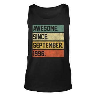 Awesome Since September 1996 27 Years Old 27Th Birthday Tank Top - Seseable