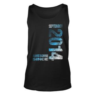 Awesome Since September 2014 9Th Birthday Born 2014 Tank Top - Monsterry