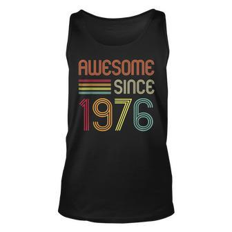 Awesome Since 1976 47Th Birthday Retro Unisex Tank Top | Mazezy CA