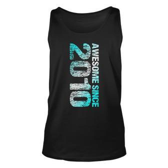 Awesome Since 2010 13Th Birthday Born 2010 Unisex Tank Top | Mazezy