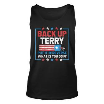 Back It Up Terry Put It In Reverse July 4Th Fireworks Terry Unisex Tank Top | Mazezy