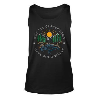 Back To School Not All Classrooms Have Four Walls Nature Unisex Tank Top - Seseable