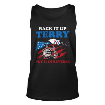 Back Up Terry Put It In Reverse 4Th July Patriotic Fireworks Unisex Tank Top - Monsterry AU